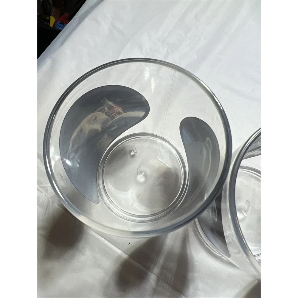 Coca Cola Drink Set 4 Cups And Ice Bucket